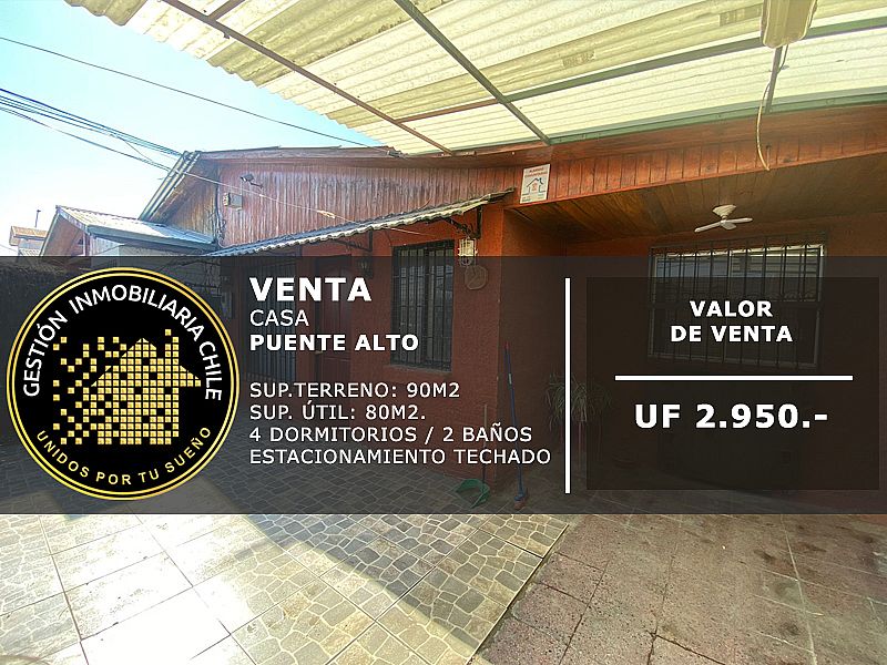 casa en venta en Puente Alto